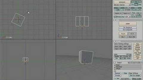 Basic Blender operations, mesh creation, move, rotate, scale