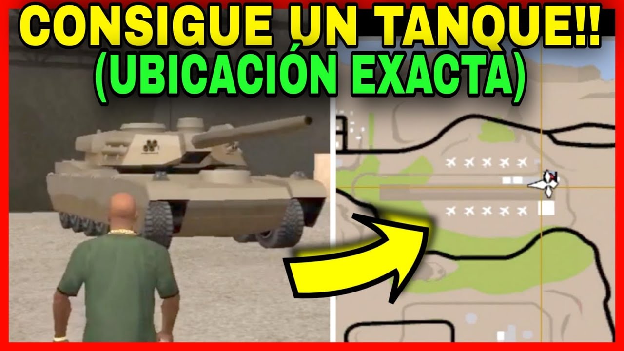 Como Encontrar o Tanque de Guerra Rhino no GTA San Andreas Android