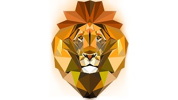 Low Poly Effect Photoshop CC Tutorial [Lion]