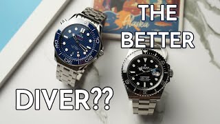 ROLEX SUBMARINER VS OMEGA SEAMASTER DIVER 300M