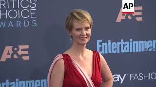 Subway delay for candidate Cynthia Nixon on her way to first event