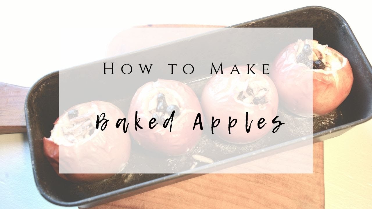 How to Make Baked Apples - YouTube