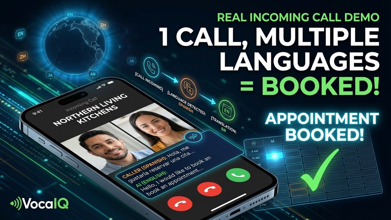 One Call, Multiple Languages, Booked Appointment preview