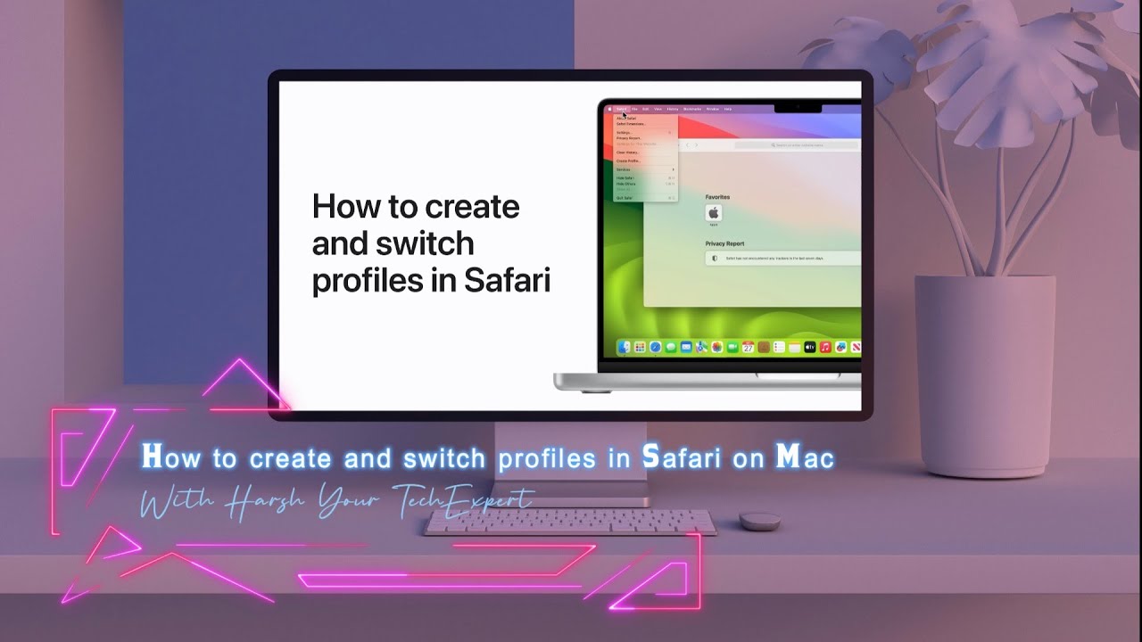 How to create and switch profiles in Safari on Mac - YouTube