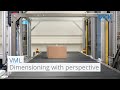 Vml from sick dimensioning with perspective  sick ag