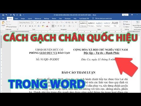 Video: Tìm gạch dưới trong word ở đâu?