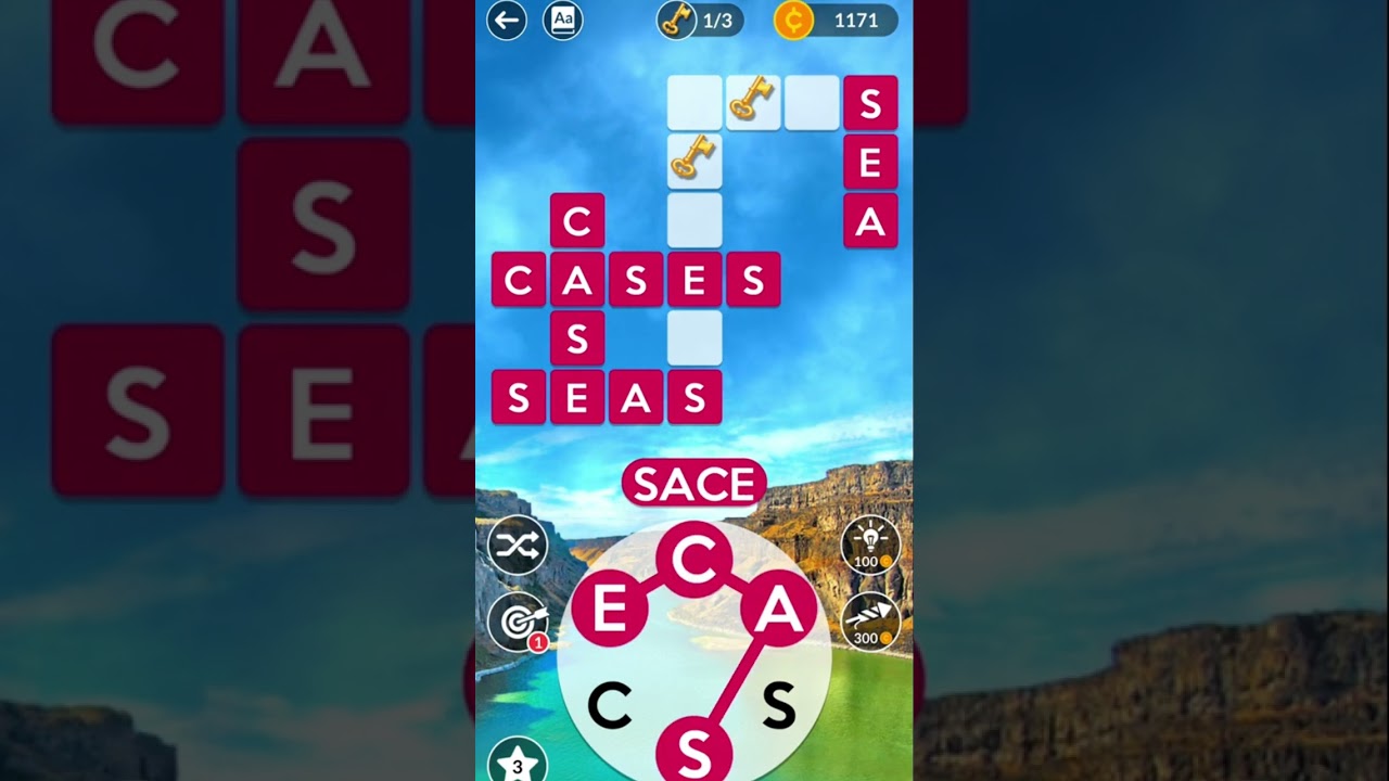 Wordscapes Canyon: Ravine Level 93