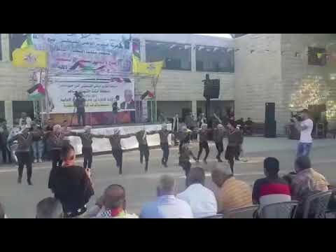 اشبال كفر قليل في مدرسة سالم دبكة شعبية نار 