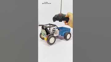 RC car powered by remote control / Upgrade Remote control car / How to make RC car with DC motor