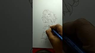 #how to #draw #cute #girl || #pencil easy #drawing #shorts #shorts #song SNAP (High and fast)