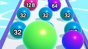 Ball Run 2048 - All Levels Mobile Gameplay Walkthrough Android iOS (Level 261-265)