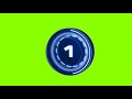 5 second timer green screen no copyright  5 second timer green screen  timer bell green screen 