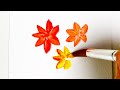 Acrylic Painting Easy Flowers / Acrylic painting tutorial / acrylic painting for beginners tutorial