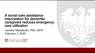 A social care assistance intervention for dementia caregivers reduces emergency care utilization