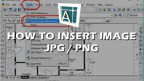 Autocad - How To Insert Image (PNG or JPG)