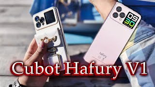 Cubot Hafury V1 is an elegant smartphone with two screens.