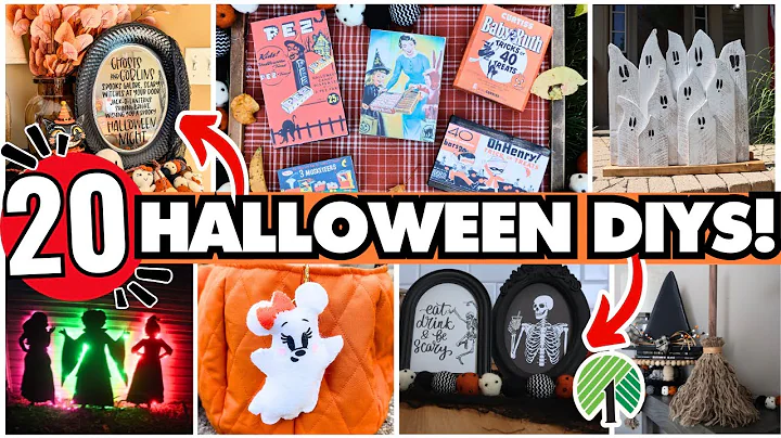 20 BUDGET Halloween DIYs that look ANYTHING but cheap! | DIY Indoor & Outdoor Halloween Decorations