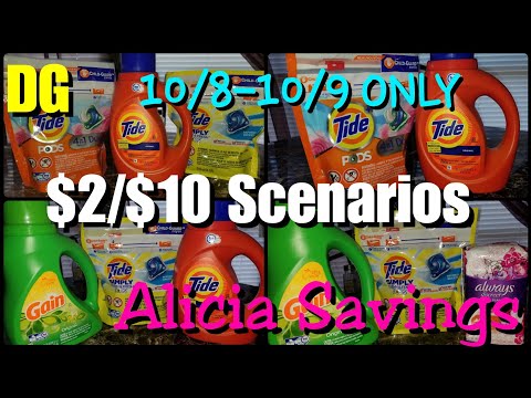 2/10 IS BACK!! 5 LOW OOP Digital Coupon Scenarios | Dollar General 10/8 – 10/9