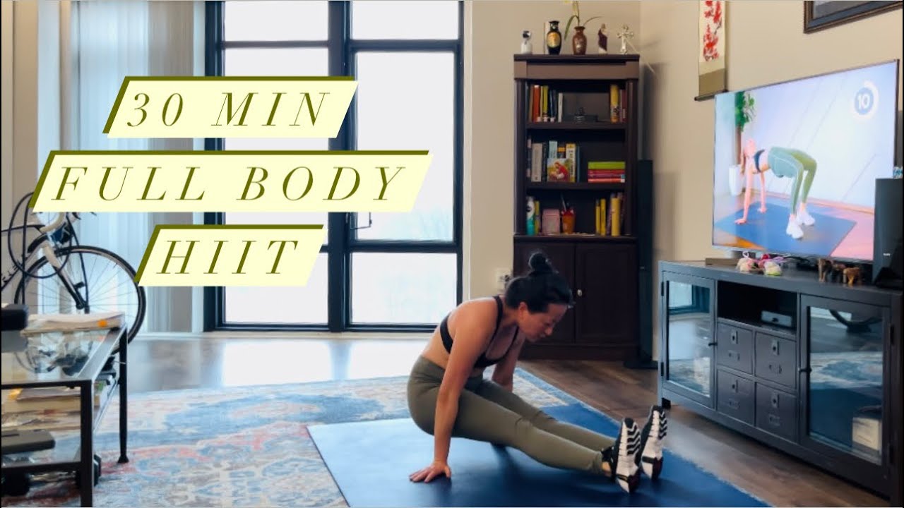 30 MIN FULL BODY HIIT (No Jumping + No Equipment) - YouTube