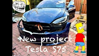 Целая- битая Tesla S75