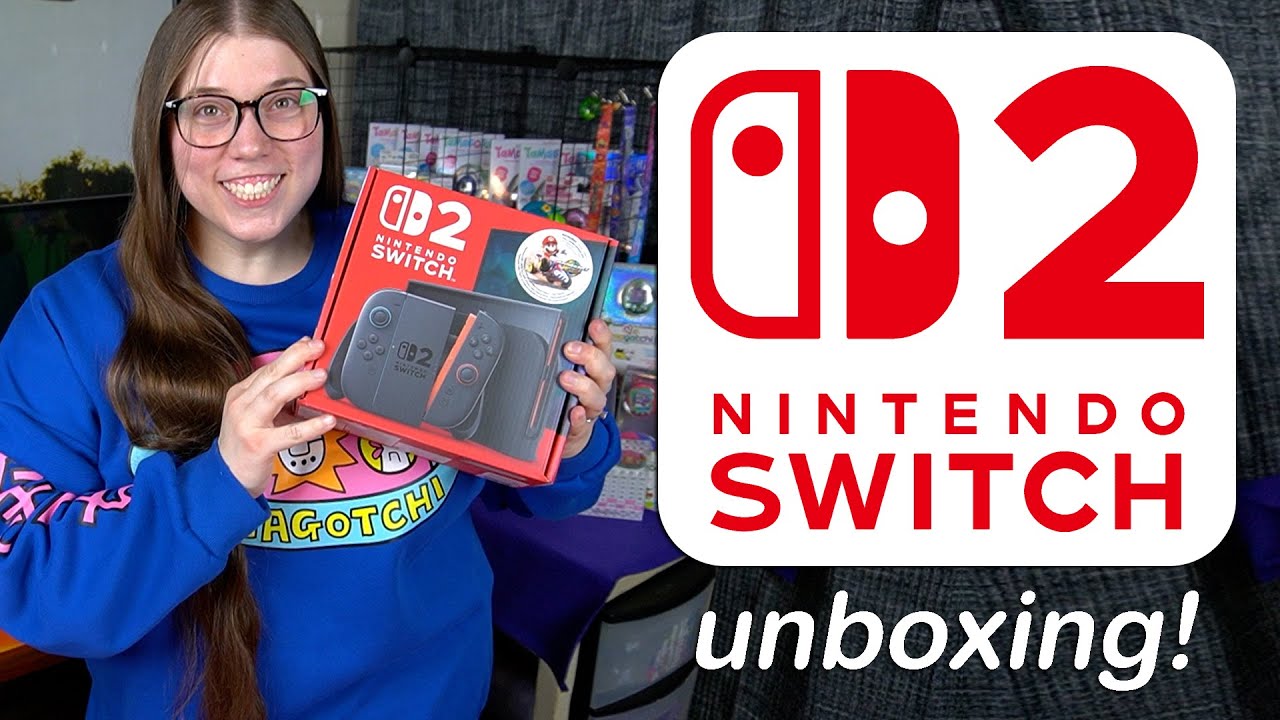 Nintendo Switch 2 Unboxing + Mario Kart World Flower Cup Gameplay! | PandaBunny