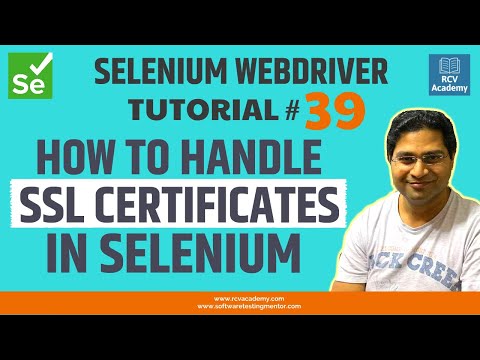 Video: Apakah ada sertifikasi untuk selenium?