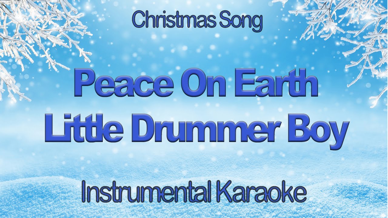 Peace On Earth Little Drummer Boy David Bowie Bing Crosby Christmas