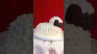 First Lamb Cake I've Made! 360° View #easter #easterdesserts  #easterlambcake  #easterlamb #lambcake