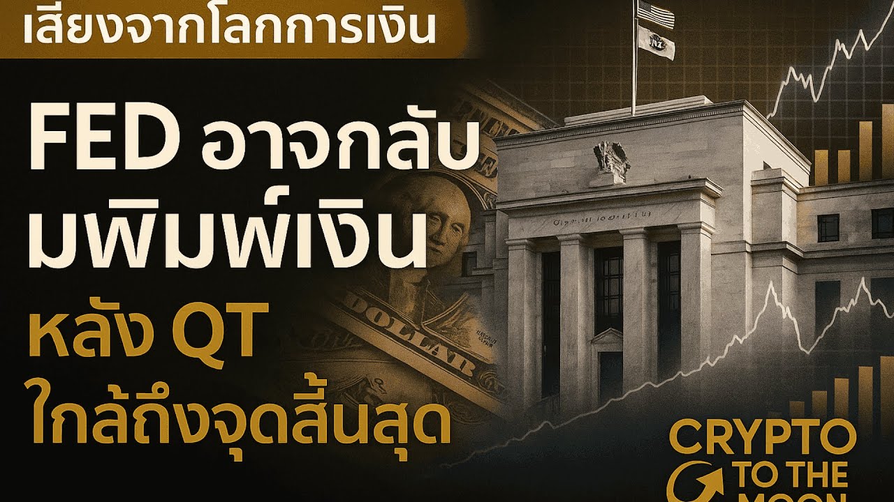 ⁣FED อาจกลับมาพิมพ์เงิน หลัง QT ใกล้ถึงจุดสิ้นสุด