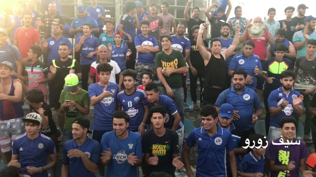 مجانين الصقور والتشجيع في مباراة البحري 💙