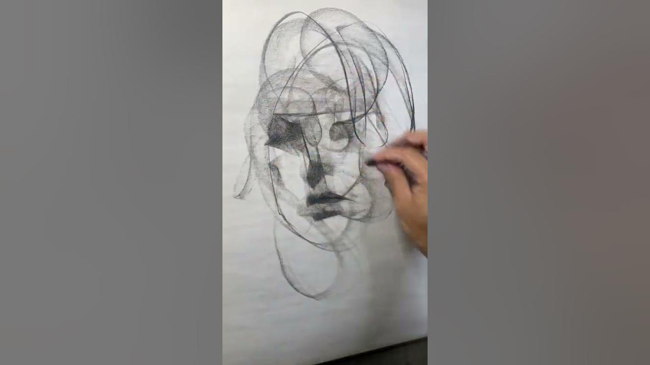 BEAUTY OUT OF CHAOS (charcoal drawing tutorial) 