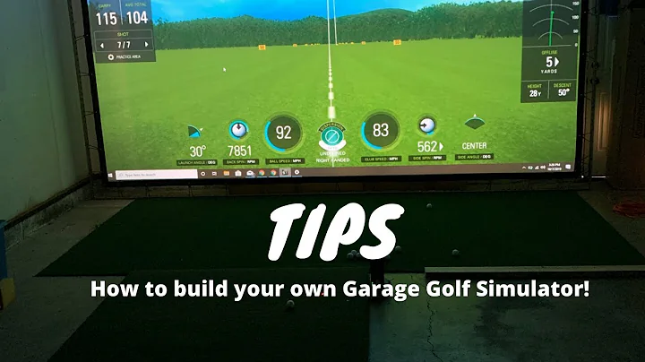 TIPS- How to build your own DIY garage golf simula...
