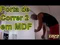 Porta de correr grande  em MDF  -BR2- porta de correr 2