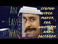 സ്റ്റാറ്റസ് വീഡിയോ മേക്കർ Status | video maker | v4u