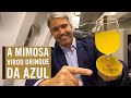 AZUL BUSINESS CLASS - A MIMOSA do CARIOCA NOMUNDO virou drinque da executiva da AZUL