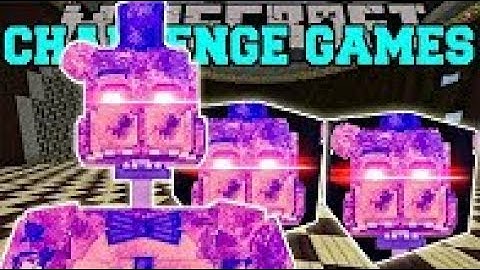 PopularMMOs Pat and Jen Minecraft  FUNTIME FOXY CHALLENGE GAMES   Lucky Block Mod   Modded Mini Game