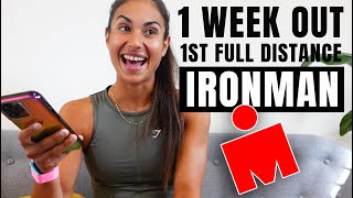 One week out from MY FIRST IRONMAN !!