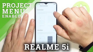 How to Enable/Disable App Drawer in Realme 5i - Turn On / Off Menu