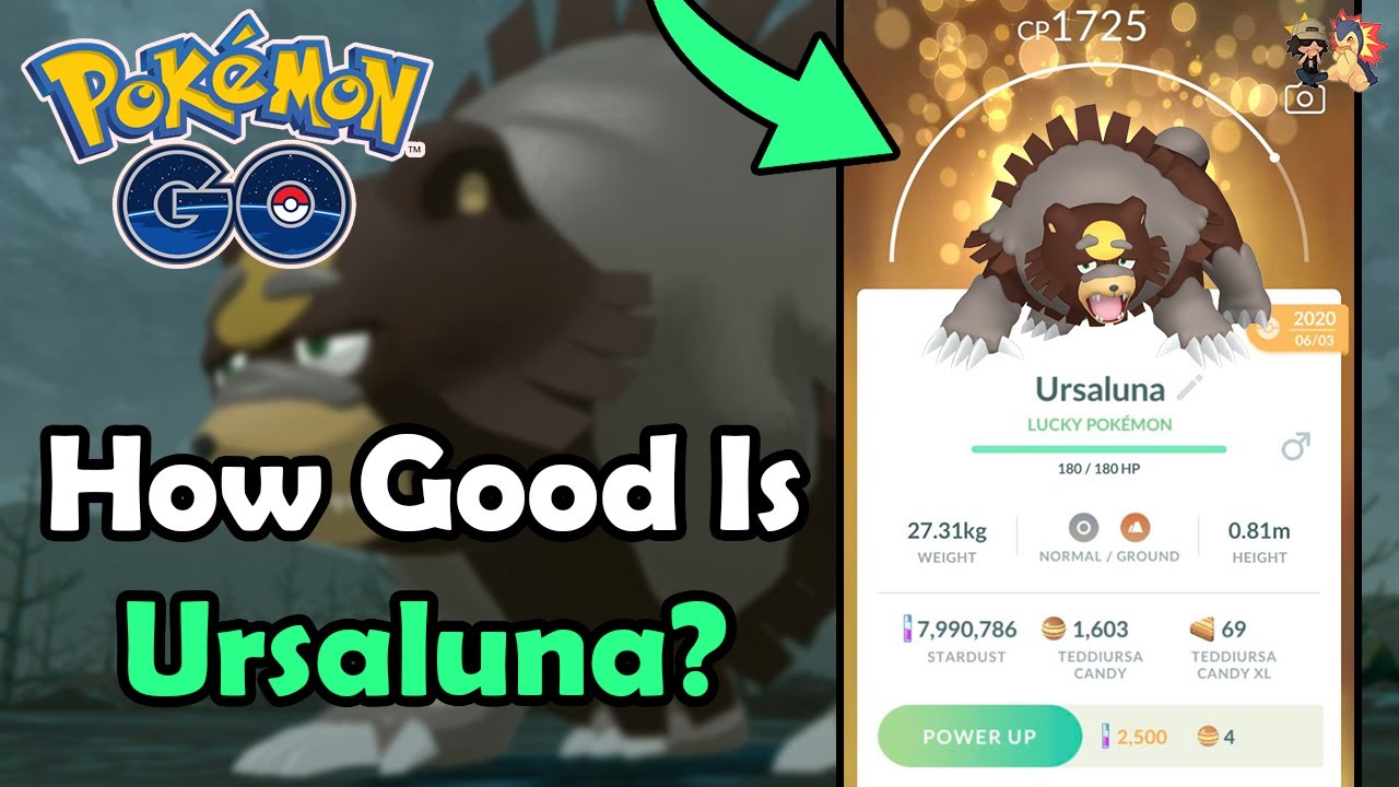 Pokemon Legends: Arceus Shiny Ursaluna Max Stats