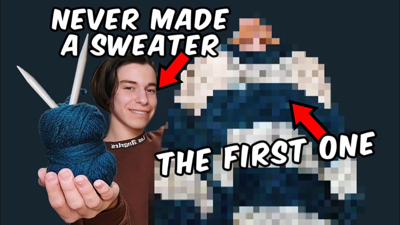 I made my FIRST SWEATER ever BUT there were some problems...