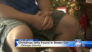 Anonymous tip leads Orlando officers to finding Christmas gifts in stolen vehicl