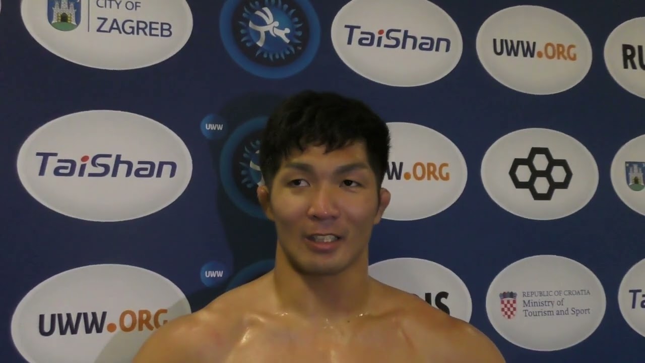 2025年世界レスリング選手権／敗者復活戦で敗れた下山田培（男子グレコローマン67kg級）