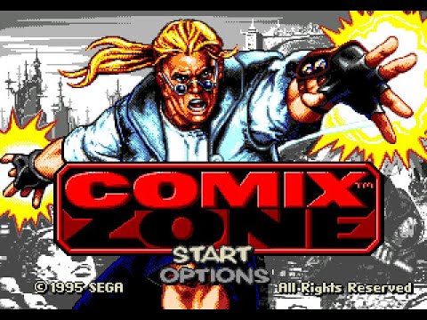 Видео: Comix Zone (No Damage) Playthrough (Sega Mega Drive) / Прохождение (Без Повреждений)