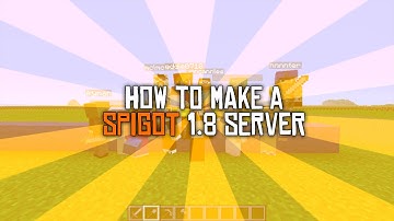 ► Minecraft: How to make a Bukkit server for Minecraft 1.8 - 1.8.3 (Spigot)