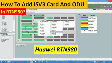 How to add ISV3 card in Huawei RTN980 || Add ODU | Telecom Engineering | Through WebLCT Software