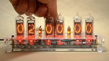 Transparent IN-14 Nixie Clock