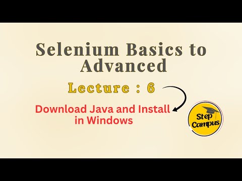 Lecture:-6 How to Install Java on Windows 10,11  2024 Update  setup JAVA HOME, JDK Installation