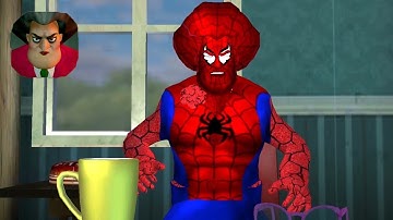 Scary Teacher 3D Gameplay Walkthrough Part 20 Chapter 1 2 3 4 5 6 7 8 9 10 Spider-Man (Android IOS)