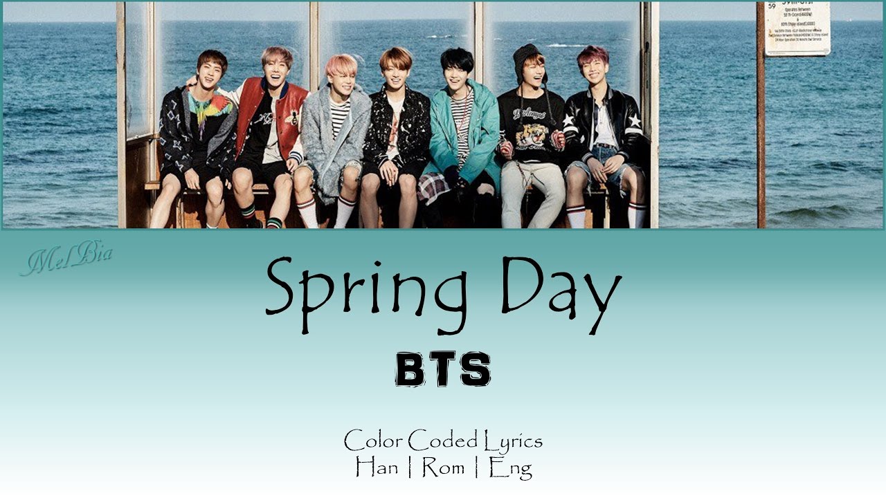 Spring day bts текст. Spring Day текст. Spring Day транскрипция. Из какого альбома песня битиэс Spring Day.