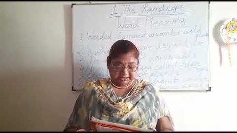 Class 4 English Ch 1  The Raindrops Part 1